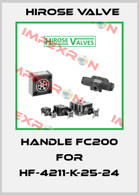 Handle FC200 for HF-4211-K-25-24 Hirose Valve