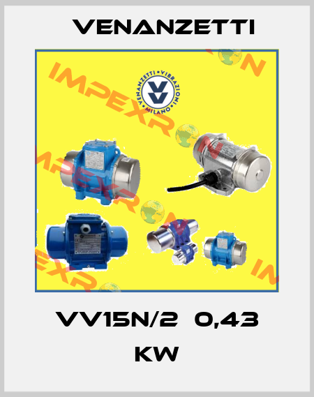 VV15N/2  0,43 KW Venanzetti