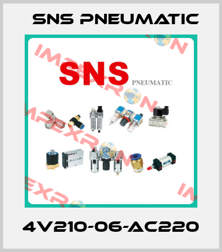 4V210-06-AC220 SNS Pneumatic