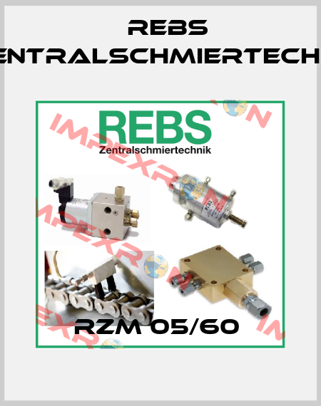 RZM 05/60  Rebs Zentralschmiertechnik