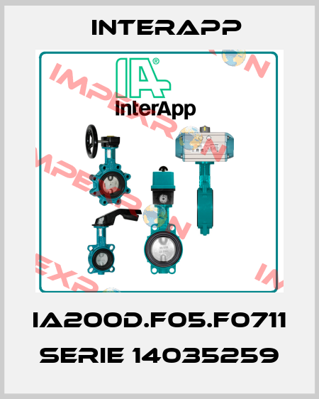 IA200D.F05.F0711 Serie 14035259 InterApp