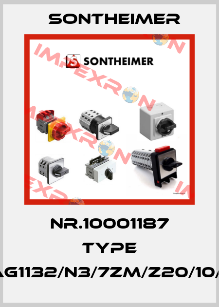 Nr.10001187 Type WAG1132/N3/7ZM/Z20/10/PE Sontheimer