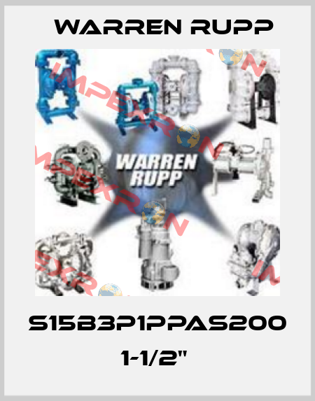 S15B3P1PPAS200 1-1/2"  Warren Rupp