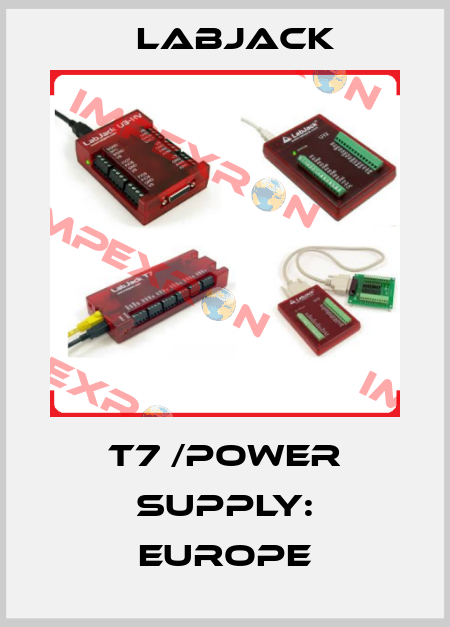T7 /Power Supply: Europe LabJack