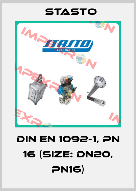 DIN EN 1092-1, PN 16 (Size: DN20, PN16) STASTO