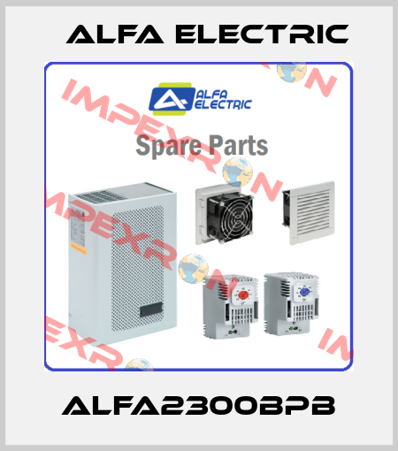 ALFA2300BPB Alfa Electric