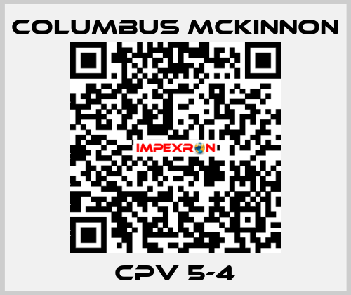CPV 5-4 Columbus McKinnon