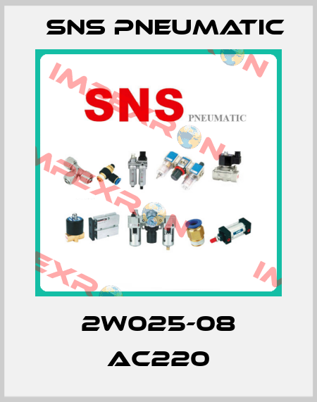 2W025-08 AC220 SNS Pneumatic
