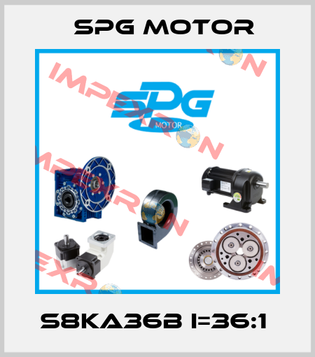 S8KA36B I=36:1  Spg Motor