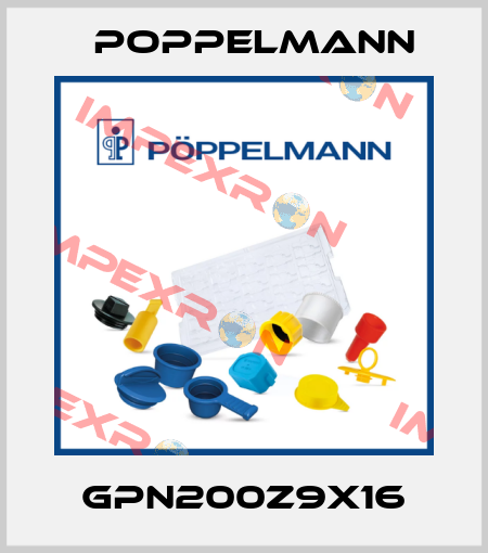 GPN200Z9x16 Poppelmann