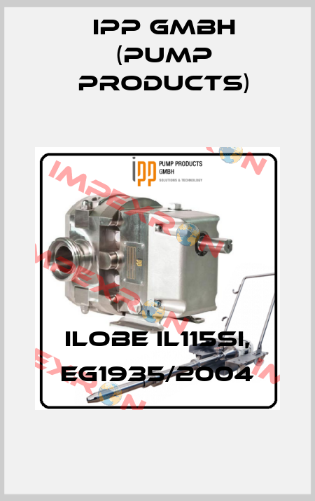 iLobe iL115si, EG1935/2004 IPP GMBH (Pump products)