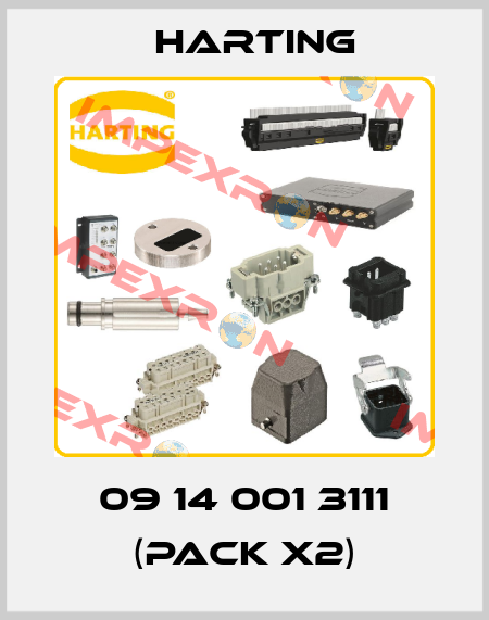 09 14 001 3111 (pack x2) Harting