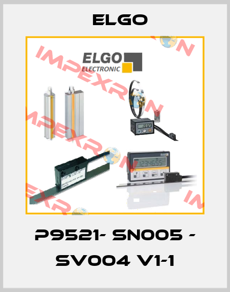 P9521- SN005 - SV004 V1-1 Elgo