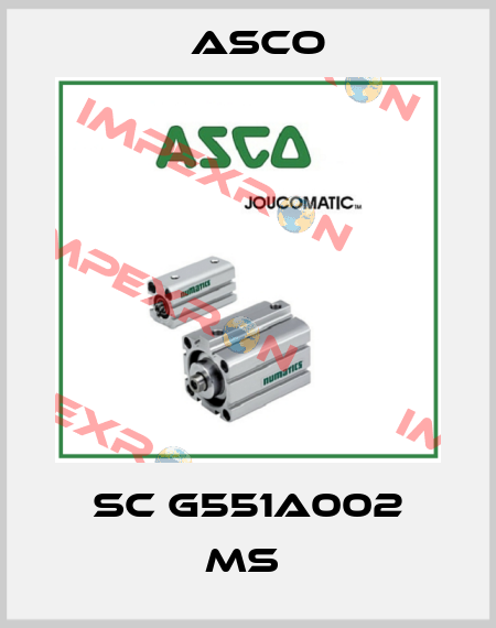 SC G551A002 MS  Asco