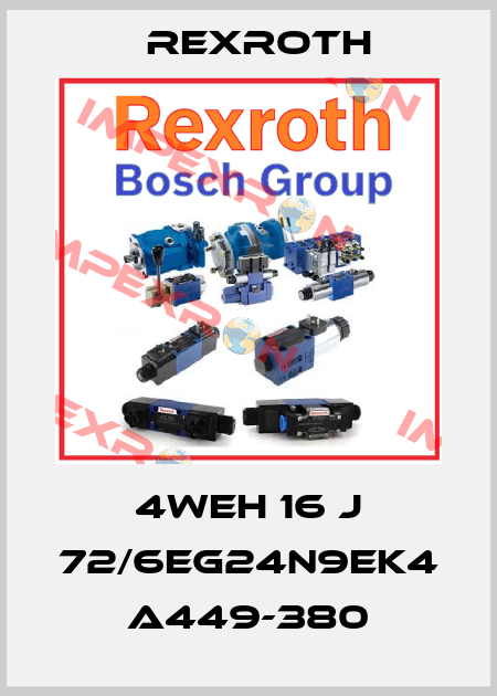 4WEH 16 J 72/6EG24N9EK4       A449-380 Rexroth