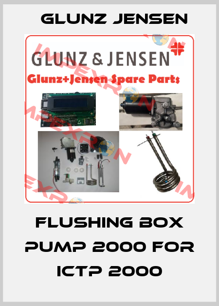 flushing box pump 2000 for ICTP 2000 Glunz Jensen