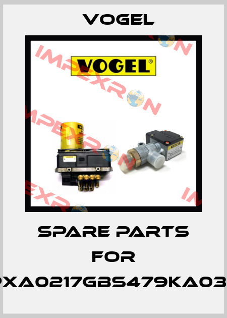 spare parts for PXA0217GBS479KA033 Vogel
