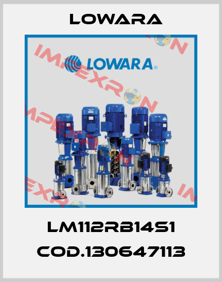 LM112RB14S1 cod.130647113 Lowara