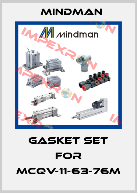 Gasket set for MCQV-11-63-76M Mindman