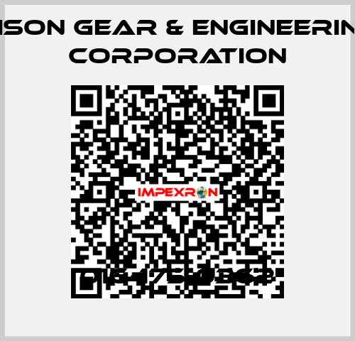 016-175-0362 Bison Gear & Engineering Corporation
