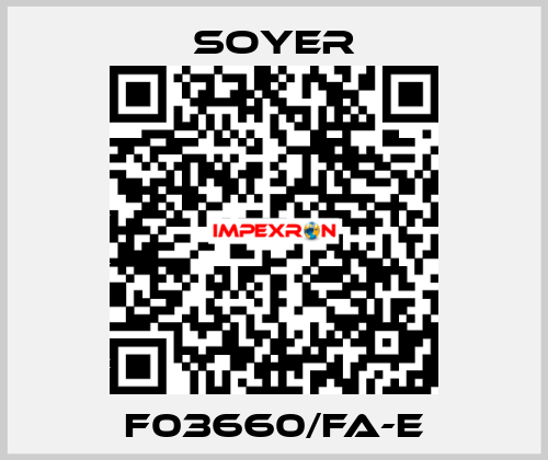 F03660/FA-E Soyer