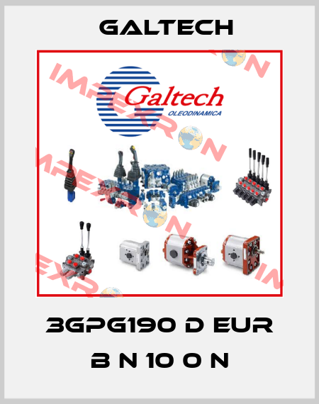 3GPG190 D EUR B N 10 0 N Galtech