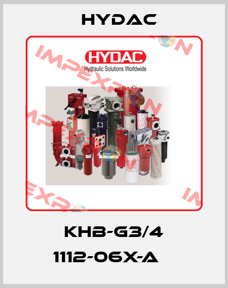 KHB-G3/4 1112-06X-A    Hydac