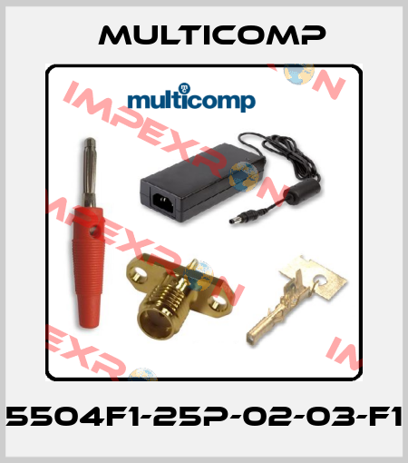 5504F1-25P-02-03-F1 Multicomp