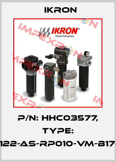 p/n: HHC03577, Type: HEK02-20.122-AS-RP010-VM-B17-B-75l/min Ikron