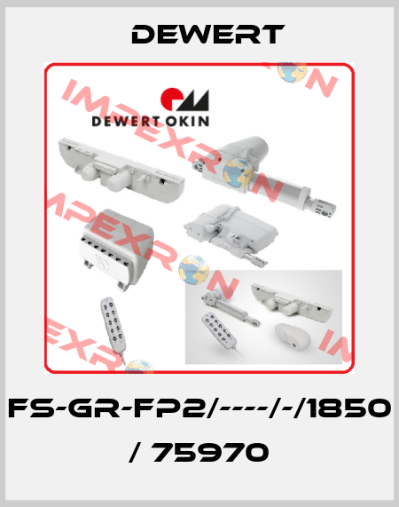 FS-GR-FP2/----/-/1850 / 75970 DEWERT