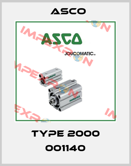 TYPE 2000 001140 Asco