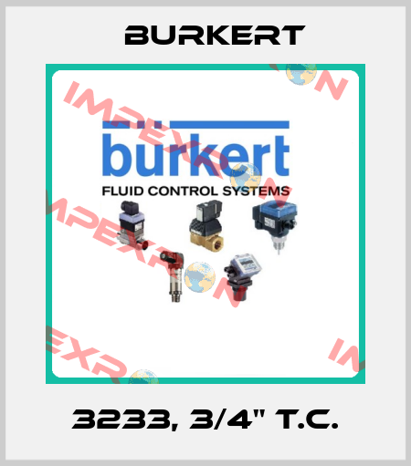 3233, 3/4" T.C. Burkert