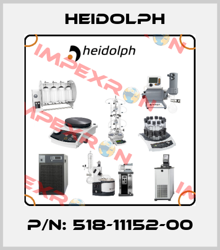 P/N: 518-11152-00 Heidolph