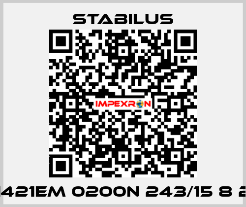 1421EM 0200N 243/15 8 2 Stabilus