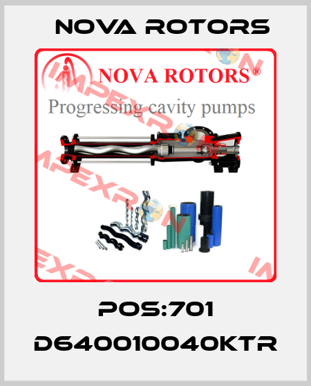 POS:701 D640010040KTR Nova Rotors