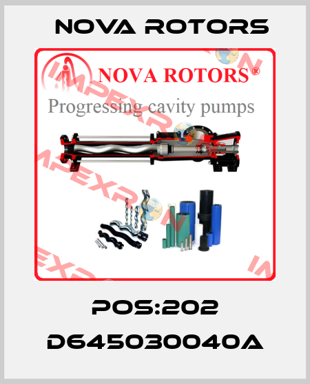 POS:202 D645030040A Nova Rotors