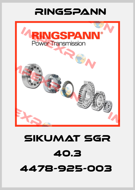 SIKUMAT SGR 40.3 4478-925-003  Ringspann