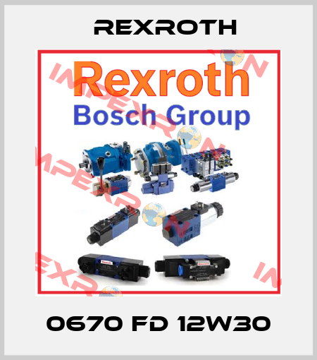 0670 FD 12W30 Rexroth