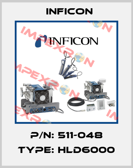 p/n: 511-048 type: HLD6000 Inficon