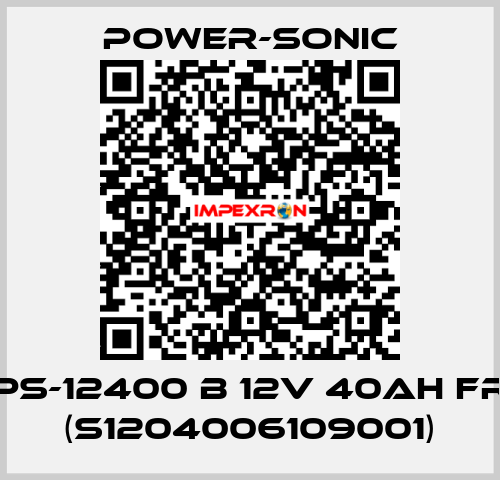 PS-12400 B 12V 40AH FR (S1204006109001) Power-Sonic