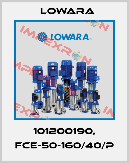101200190, FCE-50-160/40/P Lowara