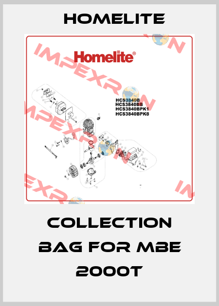 Collection bag for MBE 2000T Homelite