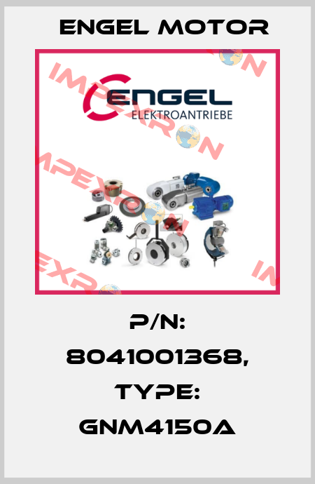 P/N: 8041001368, Type: GNM4150A Engel Motor