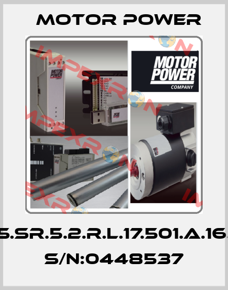 T115.SR.5.2.R.L.17.501.A.16.116 S/N:0448537 Motor Power