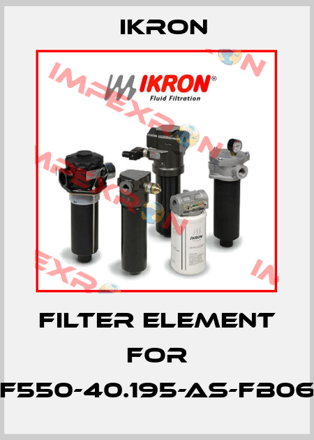 filter element for HF550-40.195-AS-FB060 Ikron