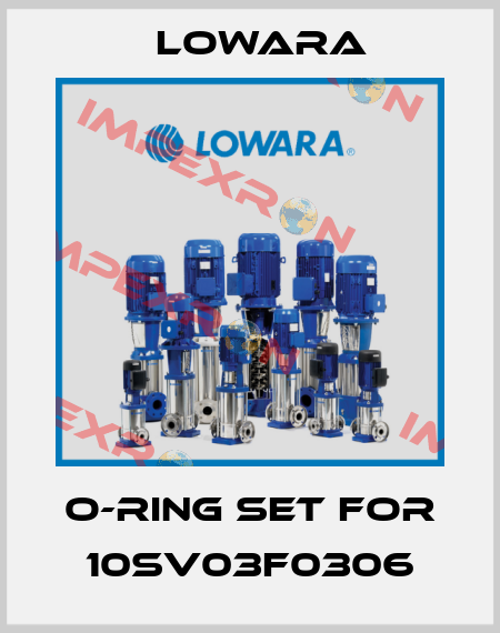 O-ring set for 10SV03F0306 Lowara