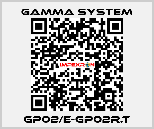 GP02/E-GP02R.T GAMMA SYSTEM