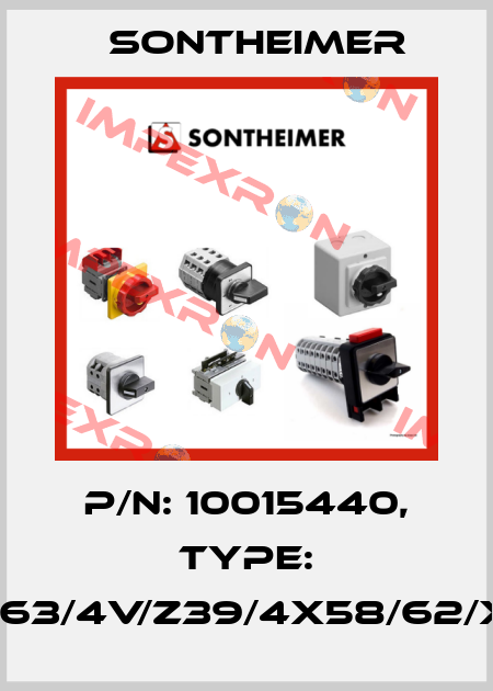 P/N: 10015440, Type: NLT63/4V/Z39/4x58/62/X83 Sontheimer