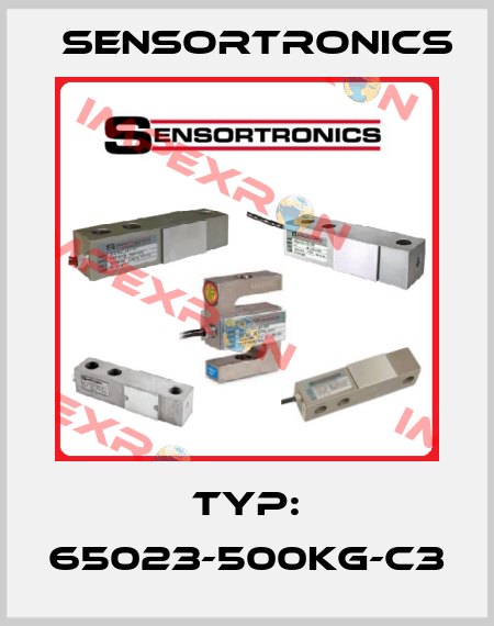 Typ: 65023-500kg-C3 Sensortronics