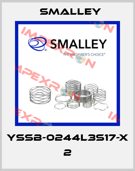 YSSB-0244L3S17-X 2 SMALLEY